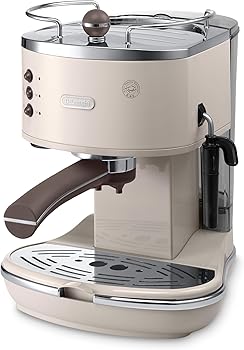 DELONGHI Icona Vintage ECOV 311.BG Mã Quina Espresso 1,4 L Semi-Automã Tica, 1100 W, 2 Cups, 0 Decibeles, Acero Inoxidable, Beige4