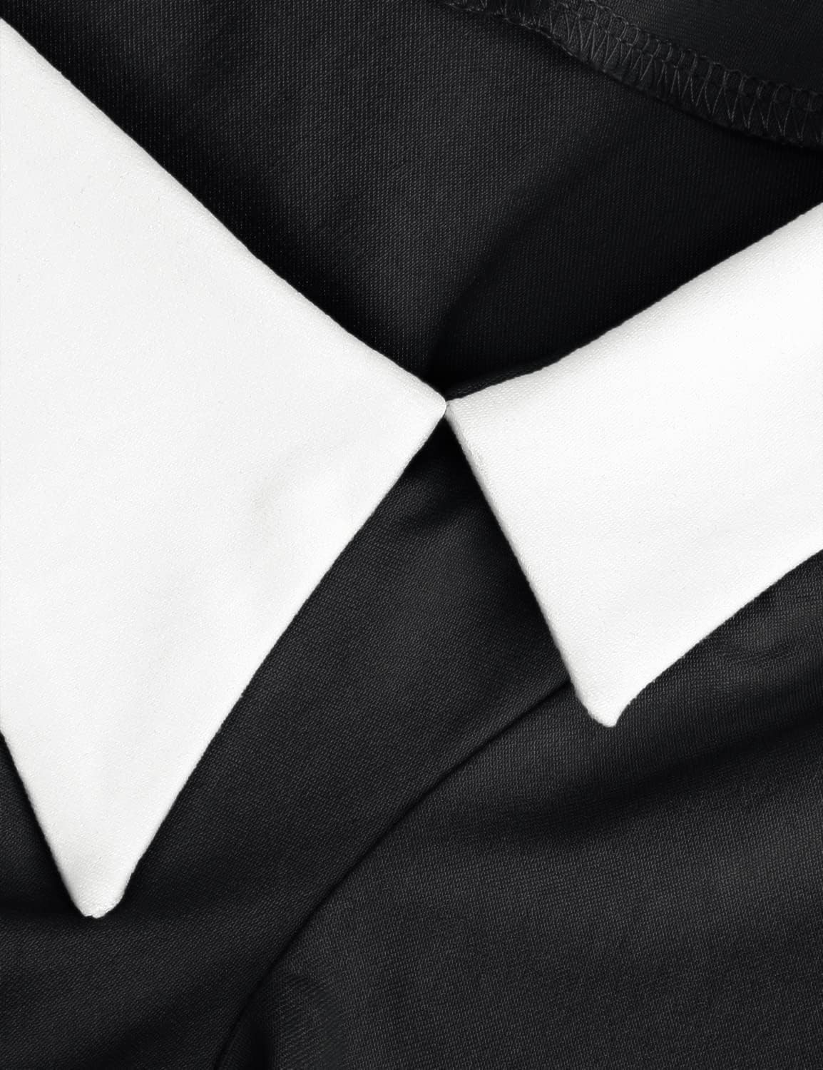 MUXXN Women's 1950s 3/4 Sleeve Pencil V Neck Midi Knee Length Bodycon Vintage Cocktail Dresses - Image 5