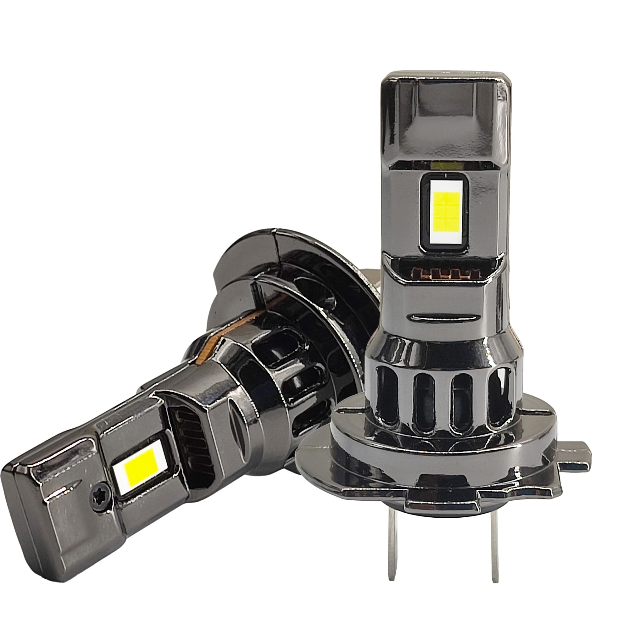 Simoni Racing TZ7 iLuz Titan zestaw do konwersji LED, 2 żarówki LED H7-H18 do samochodów i motocykli, białe światło 6000°K, kompaktowy rozmiar