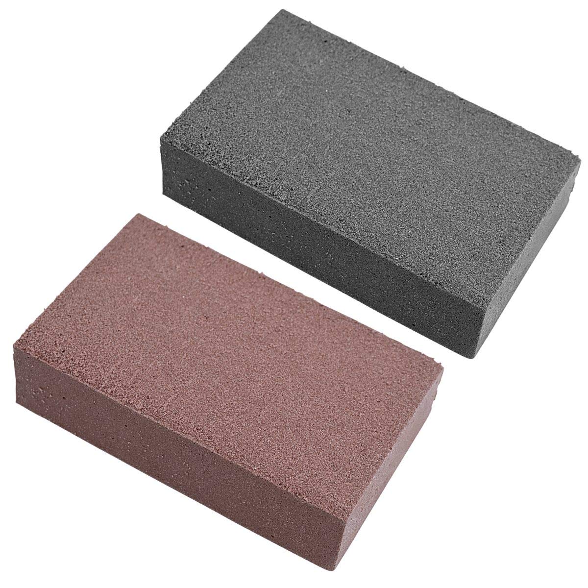 Set: Spugni abrasive in gomma piuma rivestite BULLONGÈ 120 e 240 MEDIO e FINE per la satinatura degli Orologi