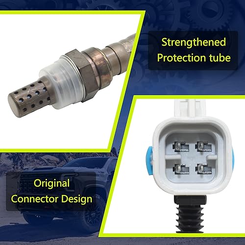 Miniatura 5 de Sensor de oxígeno O2 aguas arriba compatible con Buick Enclave Rainier Chevrolet Corvette Silverado Impala Suburban Tahoe GMC Sierra 1500 2500 3500