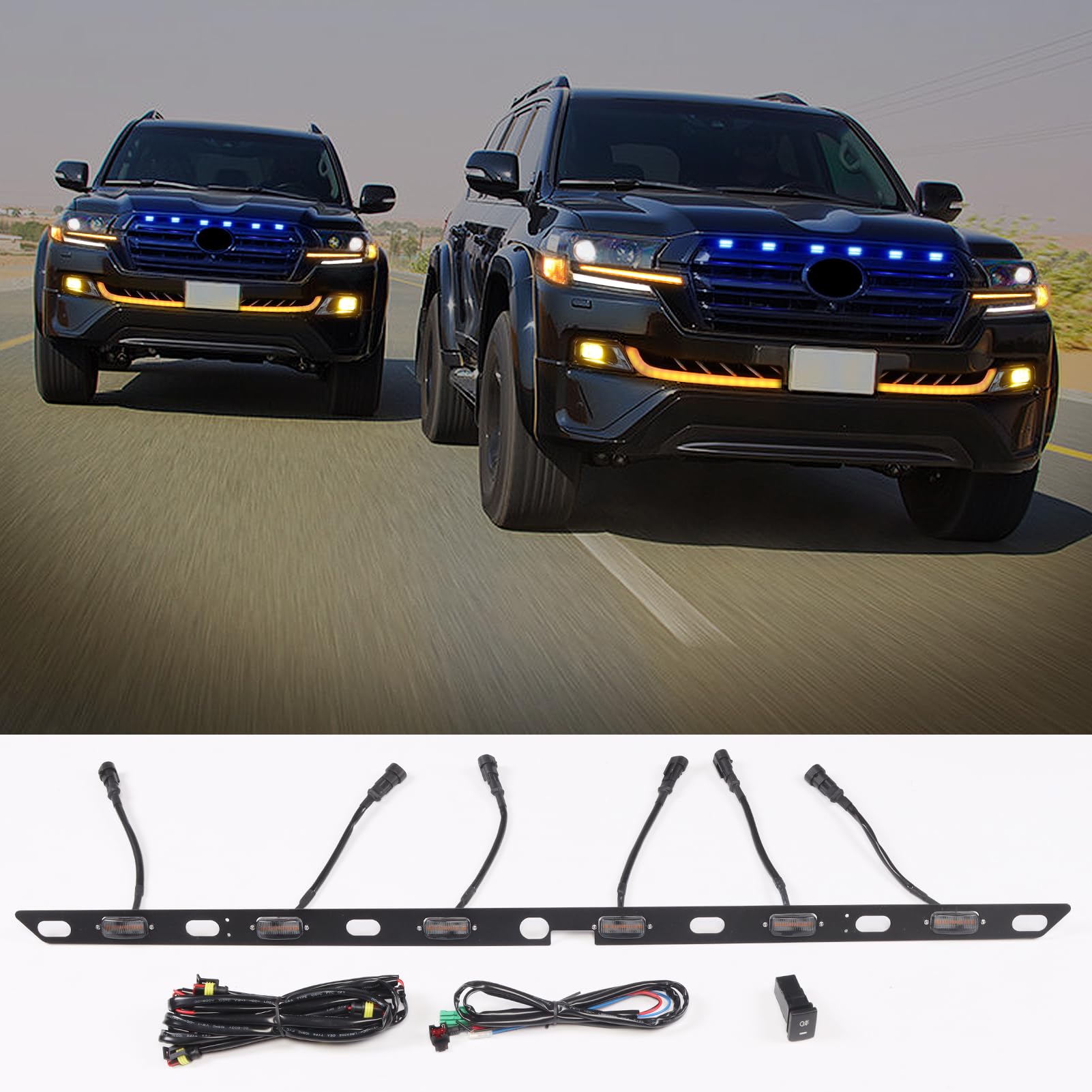 Amazon | 2008-2021 トヨタ ランドクルーザー LC200 J200 に適合 