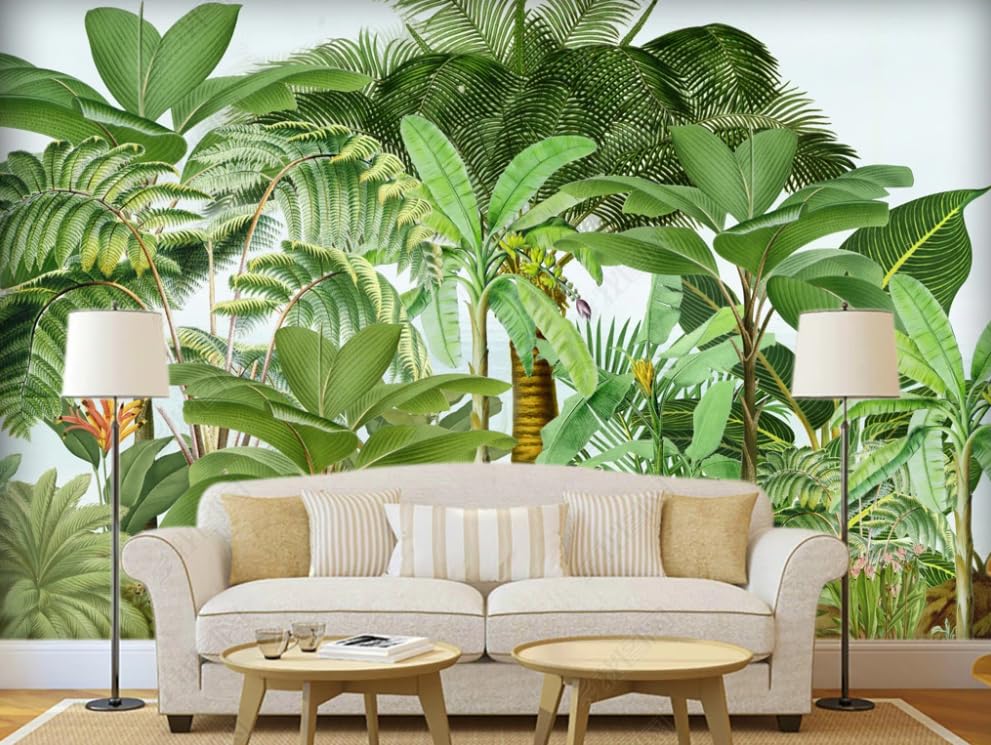 Papier peint intissé forêt tropicale poster géant mural panoramique haute définition 200x140cm