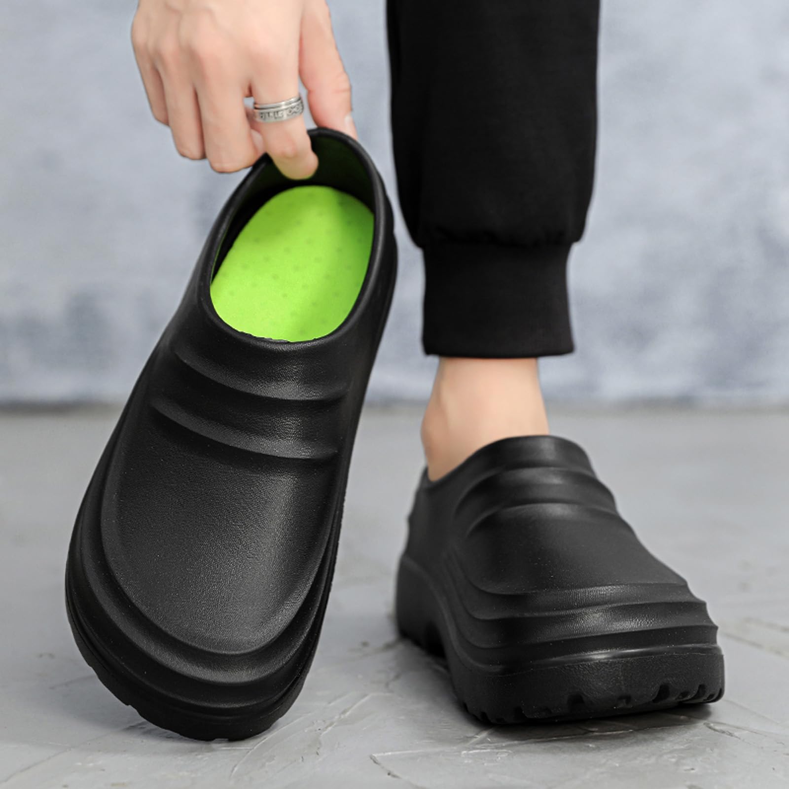 Sabots de Travail Antidérapants et Imperméables pour Hommes et Femmes – Sabots de Chef Confortables Idéals pour Le Jardinage la Restauration Les Soins Infirmiers et D’Autres Professions