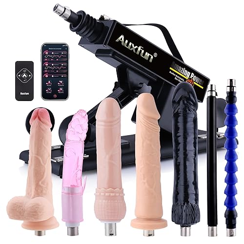 Automatic Sex Machine Love Machine with APP Controlled Thrusting Dildo Sex Toys for Men Women,Adjustable Adult Masturbation Machine with 8 Attachments for 3XLR Connector