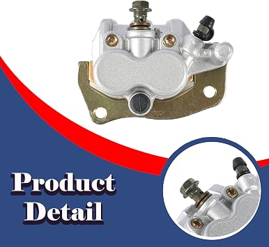 Front Rear Brake Calipers Replacement for Yamaha Rhino 700 YXR700 | Replacement for 5B4-2580T-01-00 2008-2013