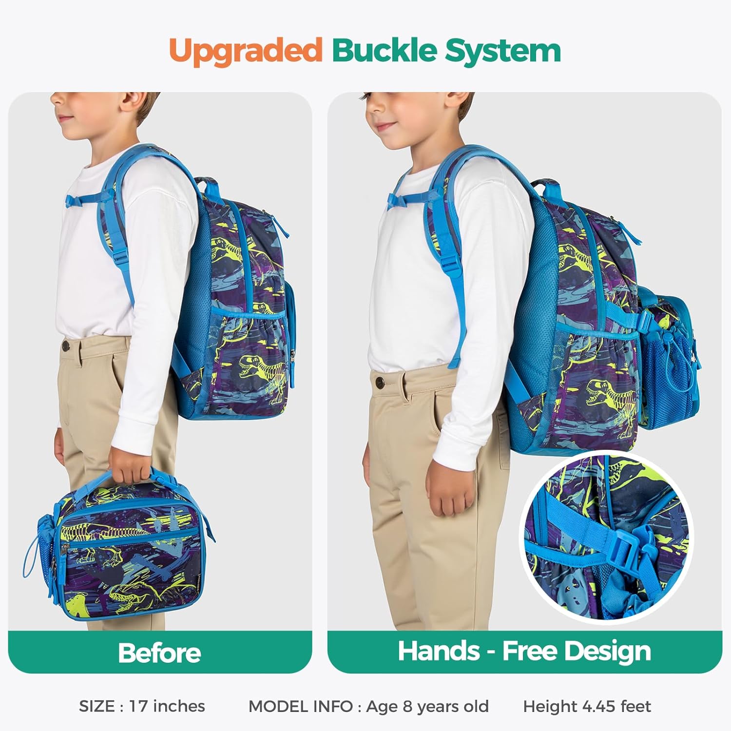 Choco Mocha Truck Backpack for Boys, Kindergarten Backpacks for Boys Backpack Ages 6-8, Boy Elementary School Bookbag 17 Inch, Black