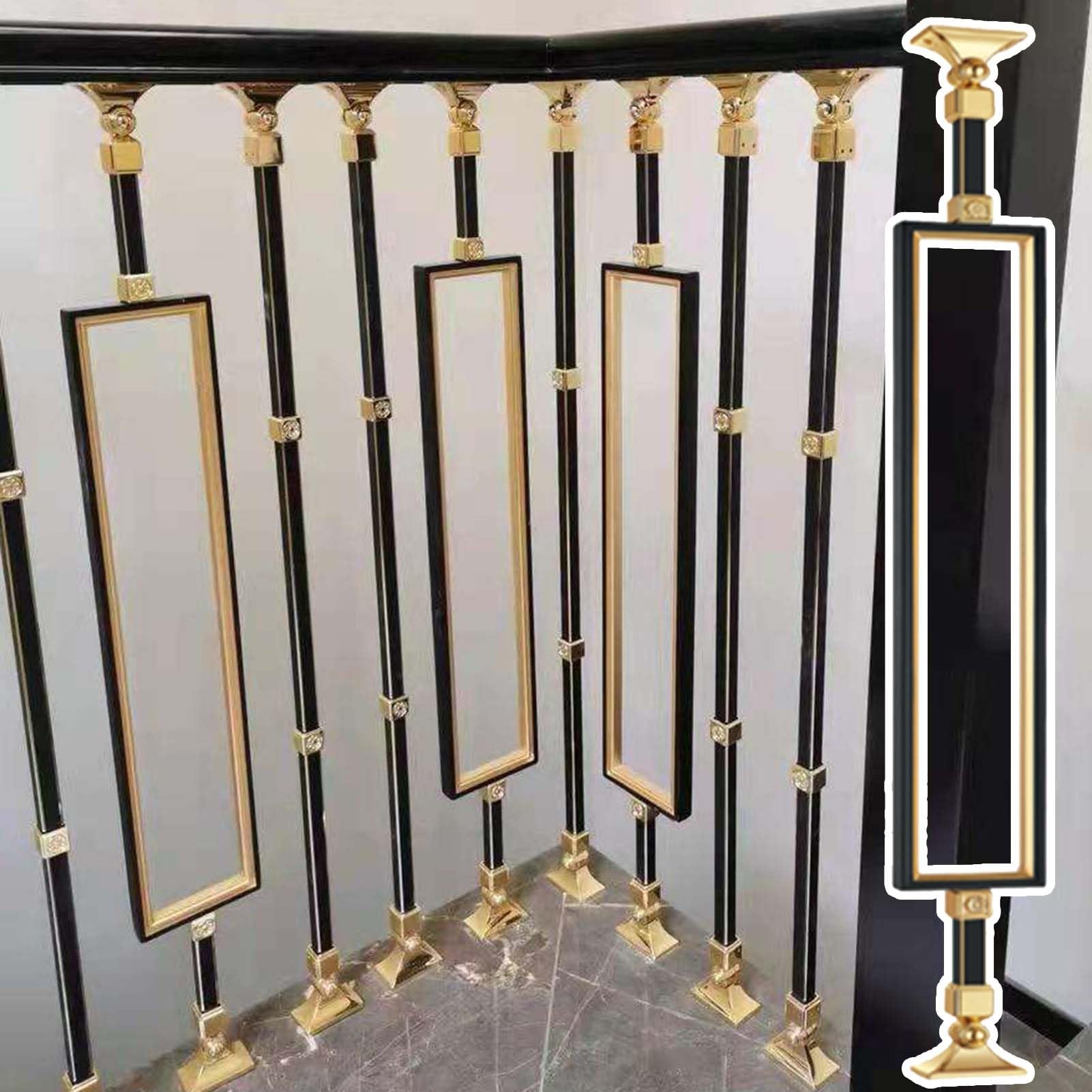 Garde-corps sécurité escalier intérieur balustre haut de gamme