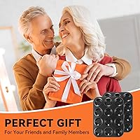 Vista 9 de Yoehka 2 Pack Muffin Pan for Baking, Nonstick Cupcake Pan Set, Standard 12-Cups Muffin Tin for Baking Cupcakes, Carbon Steel Baking Supplies