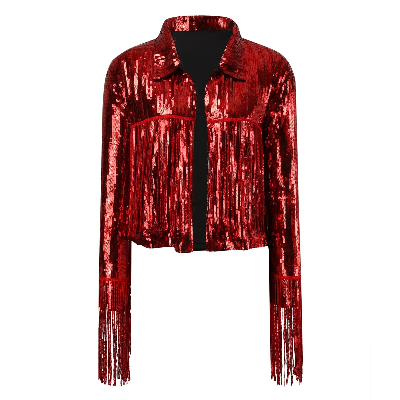 Chaqueta Elegante Mujer Fiestas Manga Abrigo Blazer Eventos Nocturna Invierno Armario Larga Rave Small Casuales