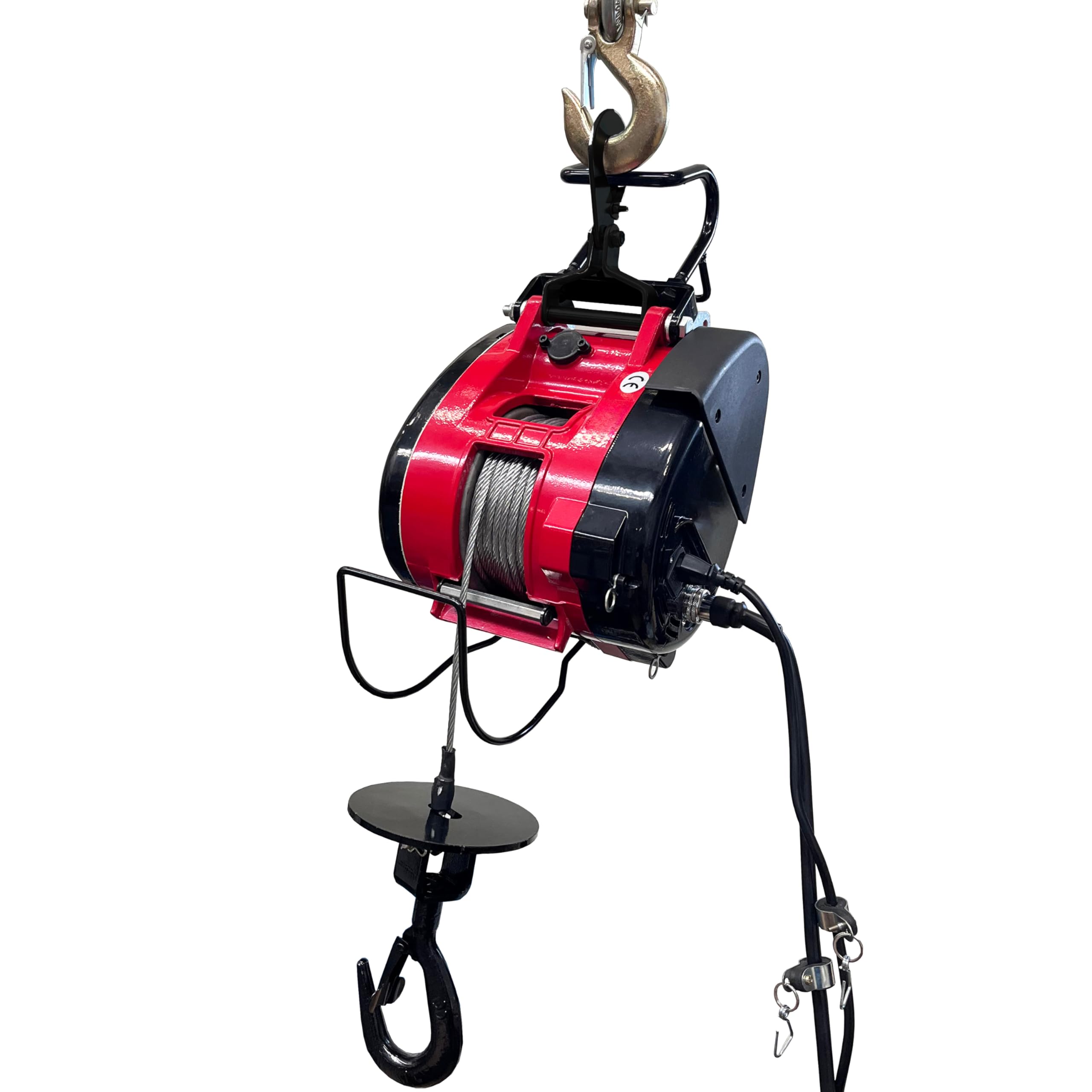 Dragon Winch - Treuil à Câble Électrique Portable 160 kg 1300W 220V | Palan Électrique avec Télécommande Filaire & Câble Acier 30 m - Idéal pour Atelier, Entrepôt, Bricolage, Construction