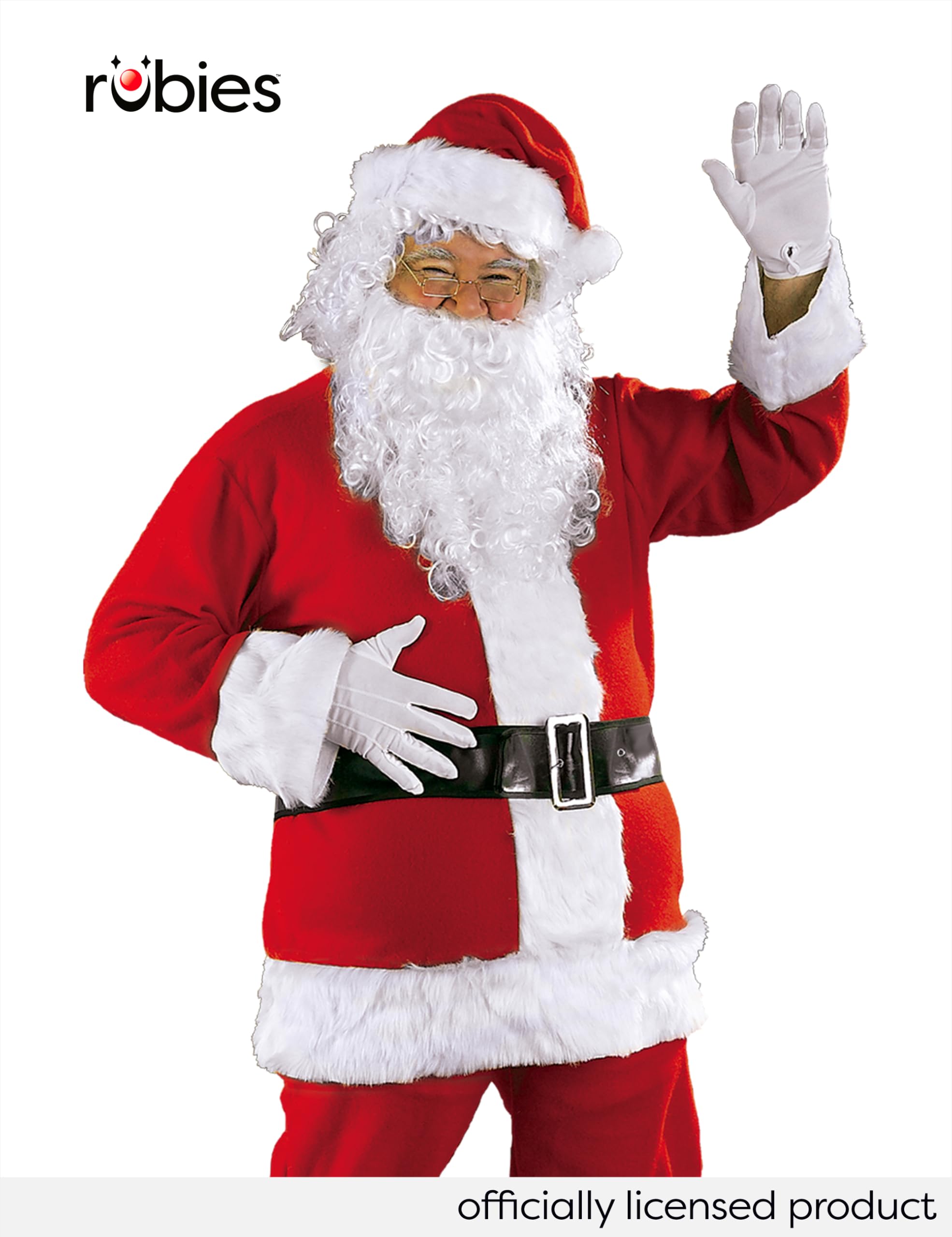 Image secondaire de Rubies, Luxe AD Complet Unisexe Costume Original pour Noël, Enfants et Adultes Taille Unique