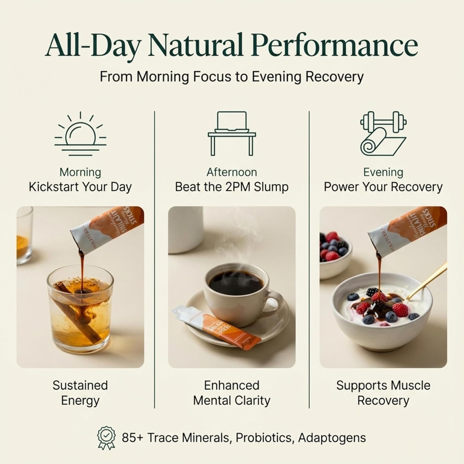 Himaterra Shilajit Honey Sticks 3900mg Himalayan Natural Shilajit Honey Sticks for Women & Men - 85+ Trace Minerals & 75%+ Fulvic Acid for Natural Energy, Focus & Immune Support, 30 Packet - Image 9