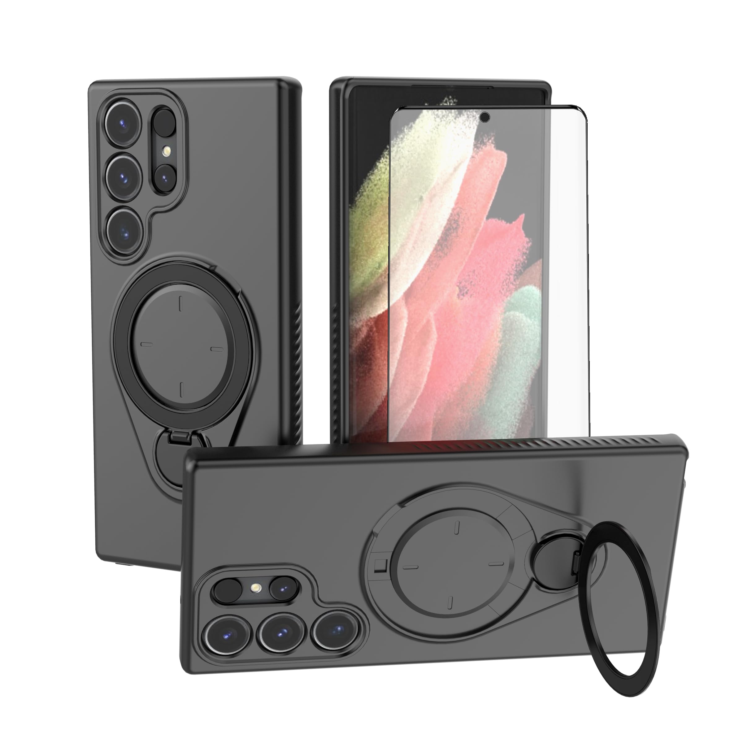 Coque Galaxy S23 Ultra anti-chute avec béquille pour éviter les fissures - 8