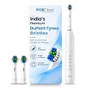 PORClean SpinPRO Electric Toothbrush for Adults – 53° Oscillating Rotary Cleaning, 5 Modes, 5600–8500 RPM, 2-Min Smart Timer, DuPont Tynex Bristles, 30-Day Battery, IPX7 Waterproof, Rechargeable brush gallery image