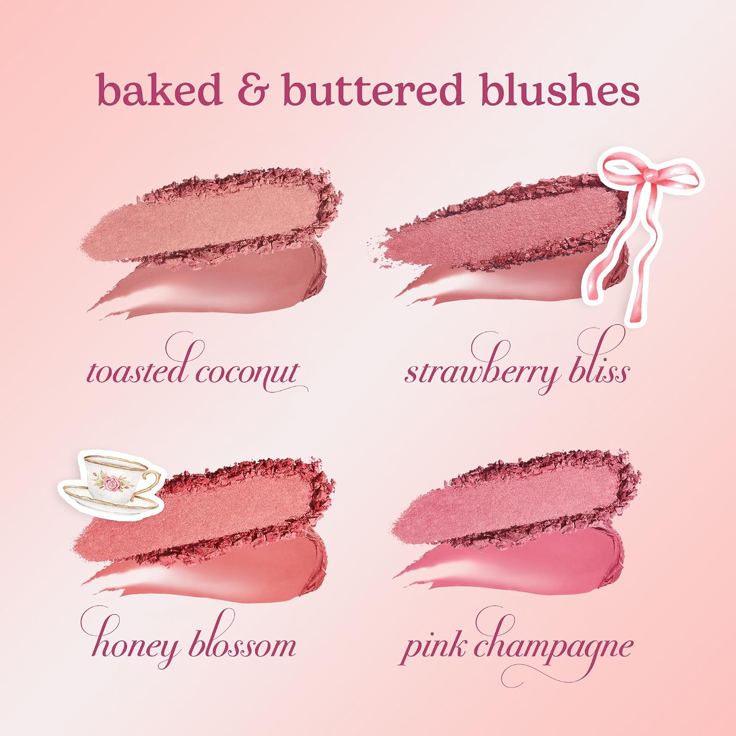 tarte macaron blush & glow duo - Multi-Use Longwear Makeup with Peptides, Cream & Powder Blush Duo with Blend Bar for a Buildable Bright Lifted Look, Vegan & Cruelty-Free, full size