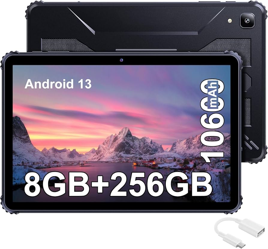 チ*ワ様 Cubot Kingkong tablet 10インチタブレット CUBOT Tab KingKong Android 13, Rugged Tablet,10.1'' with 8GB+8GB