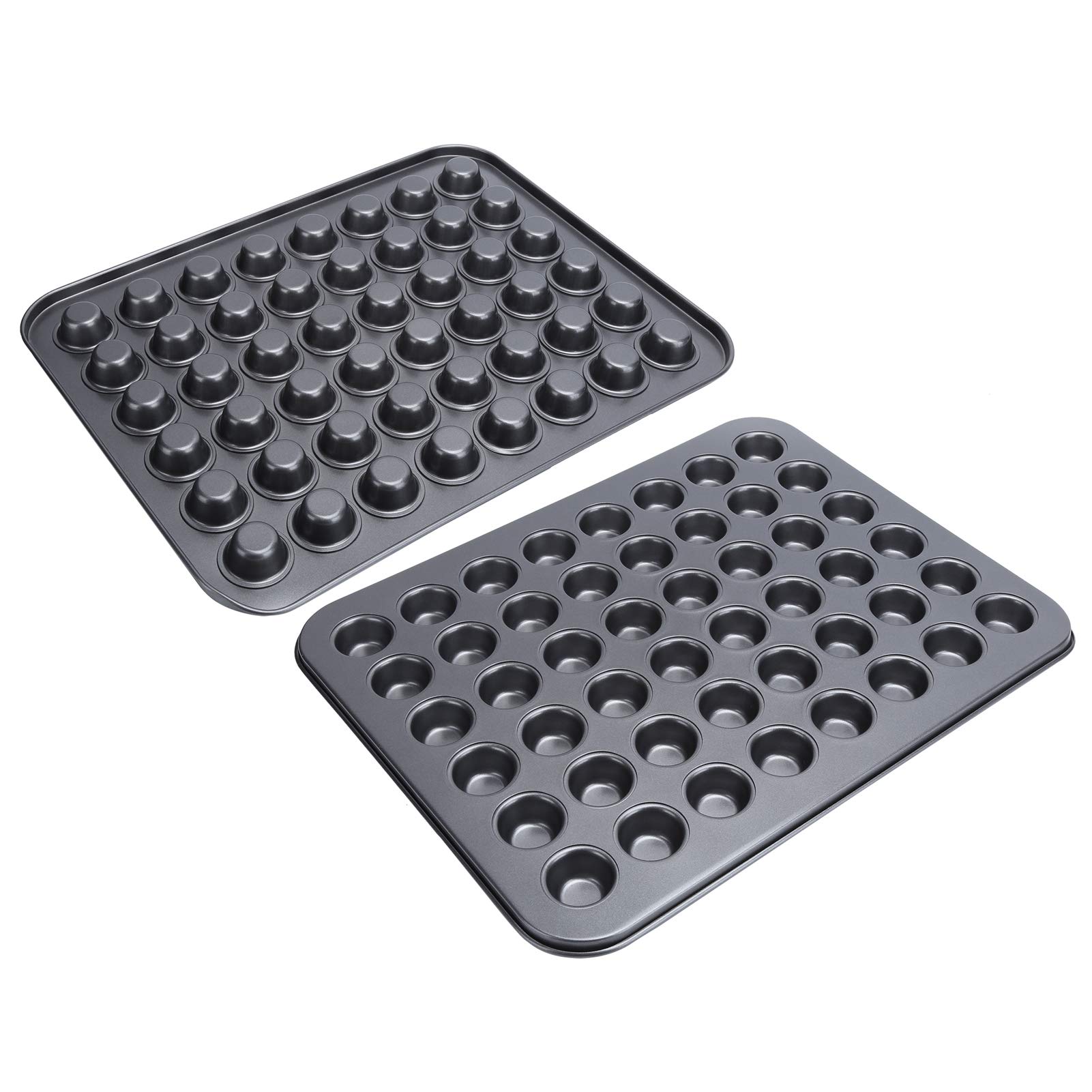 YUYTE 48-Cup Nonstick Muffin Baking Pan, HighQuality Carbon Steel Mini Cupcake Pan, YUYTE2hf5oqikn0