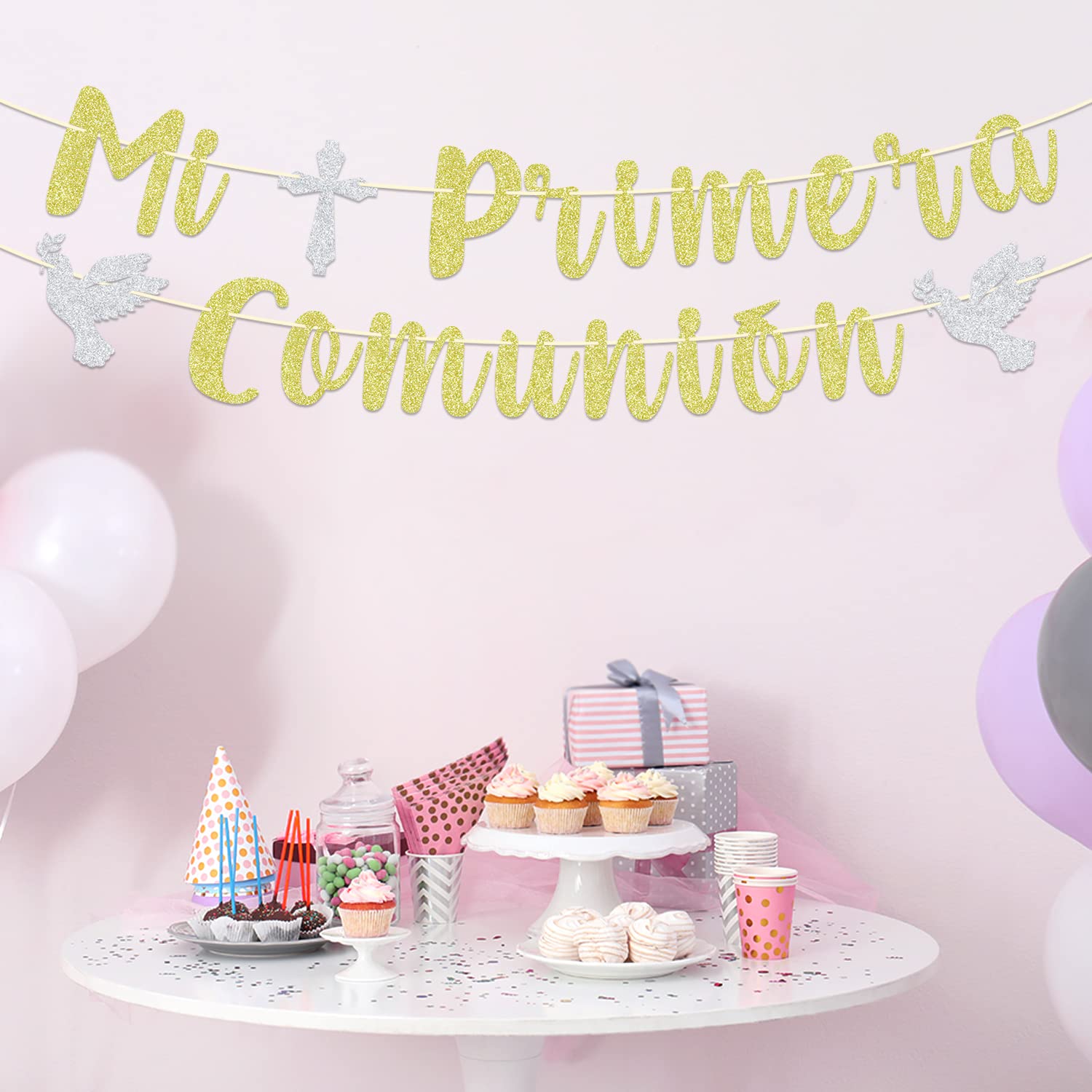 Mi Primera Comunion Sign Mi Primera Comunion Banner, First Holy ...