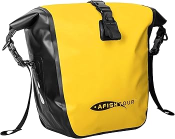 Amazon.co.jp: 【AFISHTOUR】15L 自転車パニアバッグ フロントバッグ