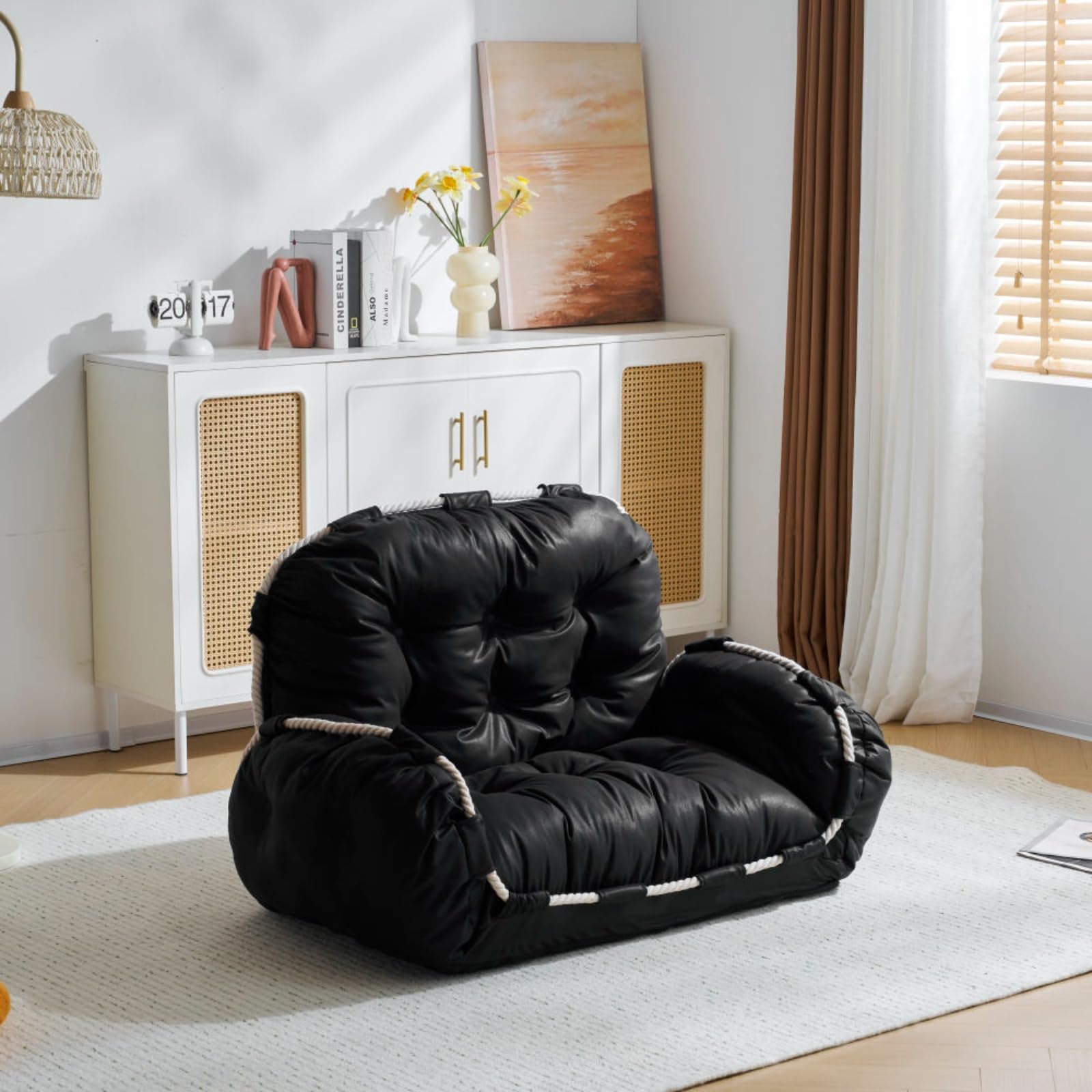 Amazon｜ソファ 1人掛け ローソファー リクライニング コンパクト 肘