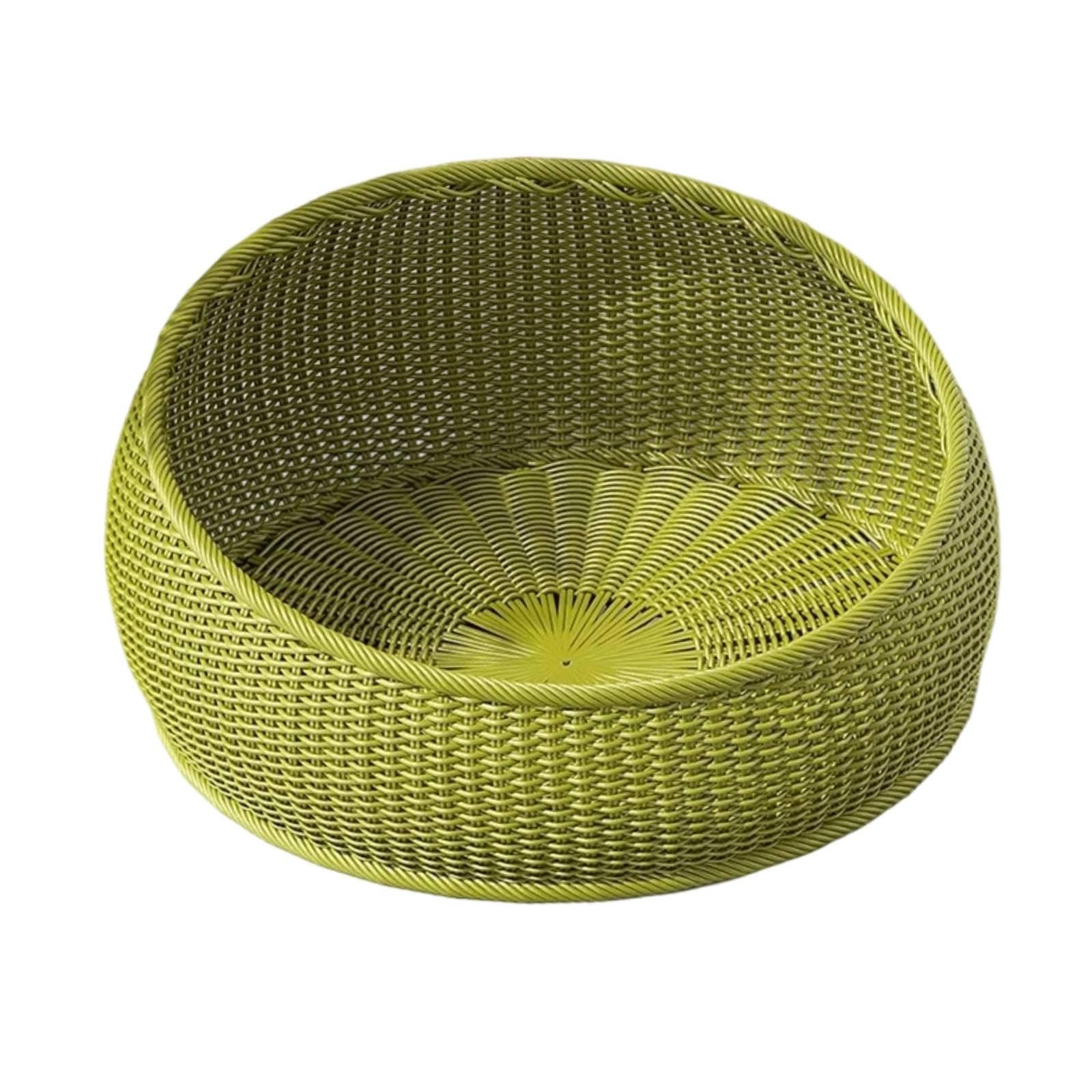 Cuccia per Gatti, PE, Brandina Gatti Rattan, Accessori per Animali Domestici, Lavabile, Protezione per Mobili, Riposo, Leggera, Adatta a Tutte Le Stagioni, Verde