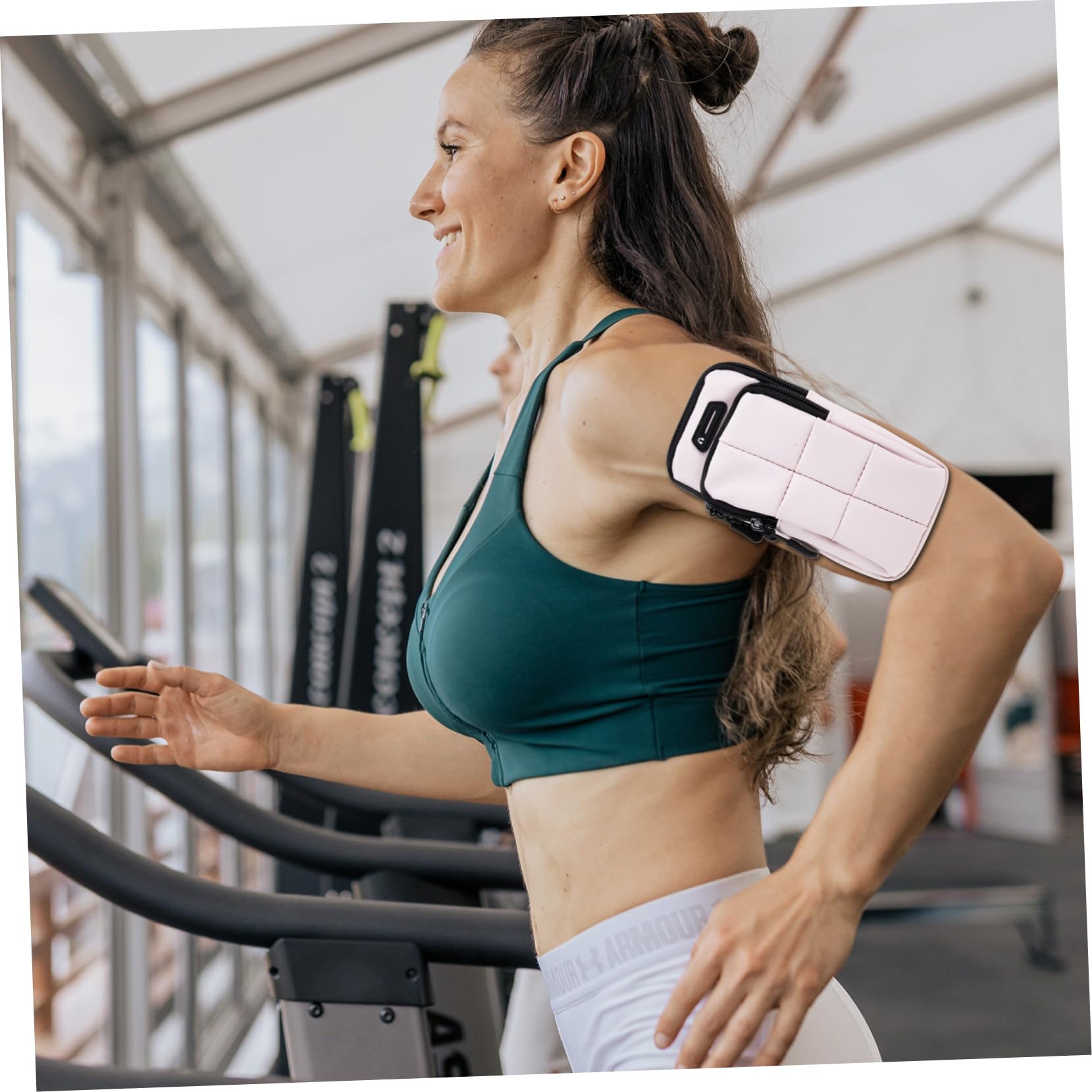 Uonlytech 3pezzi Fascia Da Braccio Per Smartphone Porta Cellulare e Leggera Sacchetto Per Running e Sport Pouch Per Telefono Con Doppia Cerniera e Design Compatto Adatta Per Viaggi e