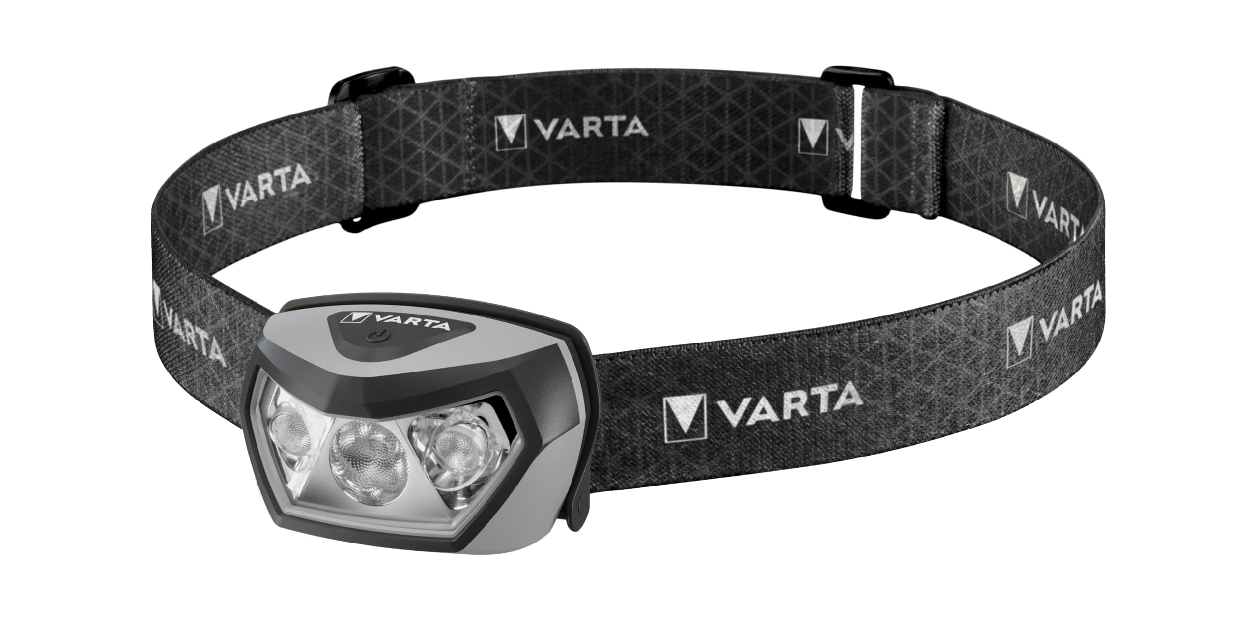VARTA Stirnlampe LED, wiederaufladbare Kopflampe, Outdoor Sports H30R Wireless Pro, kabelloses Laden, wasserdicht, schwenkbarer Kopf, Dimmfunktion, ideal für Camping, Joggen, Wandern | Outdoor Sports H30R Wireless Pro, schwenkbarer Kopf, Dimmfunktion, für