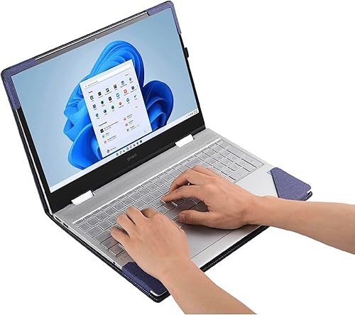 Miniatura 5 de Funda para laptop HP OMEN Gaming de 16.1 pulgadas, 16z-xdxf 16-xfwf 16t-wf y Victus 16-sr 16t-sr 16-d, funda protectora de piel sintética