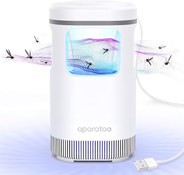 Mosquito Killer Lamp, Electric Bug Zapper Powerful UV Fly Zapper, USB Charge Fly Killer Mosquito Repellent Insect Trap Fly Traps for Indoor, Outdoor,Bedroom, Kitchen, Office