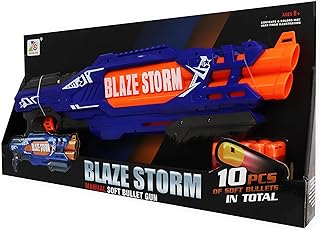 لعبة مسدس بليز ستورم بطلقات رصاص ناعمة، 10 قطع