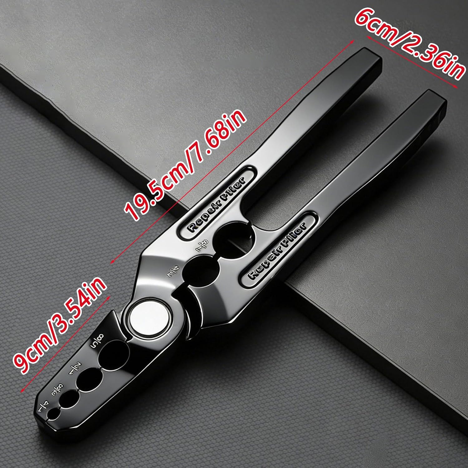 Copper Pipe Repair Pliers - 6 Hole Pipe Rounding Repairer | Tube Rounder Tool,for Refrigeration Installations Experts Technicians