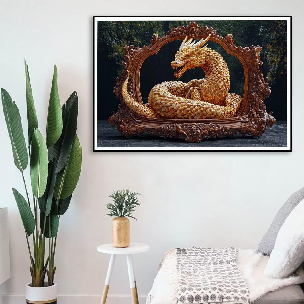 Puzzle Drago, Puzzle 5000 Pezzi Adulti per Decor, Regalo Donna/Uomo -8504