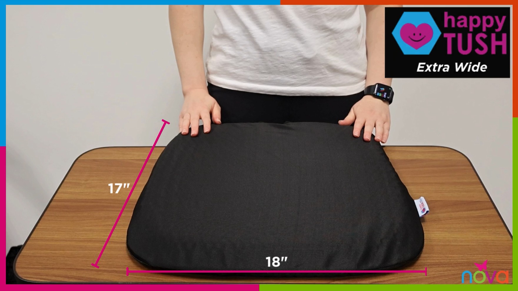 Amazon.com: NOVA Happy Tush Extra Wide Gel Cell Seat Cushion