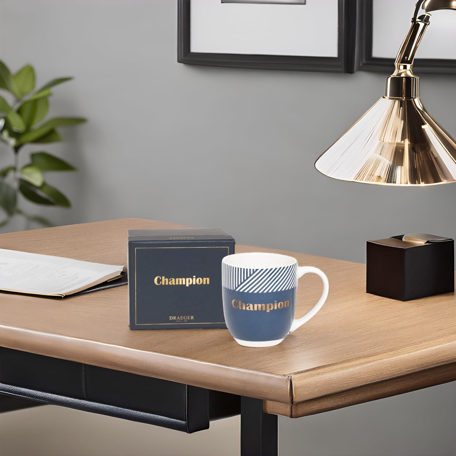 DRAEGER PARIS 1886 | Mug Céramique Bleu Je T'aime 320ml | Cadeau Chic