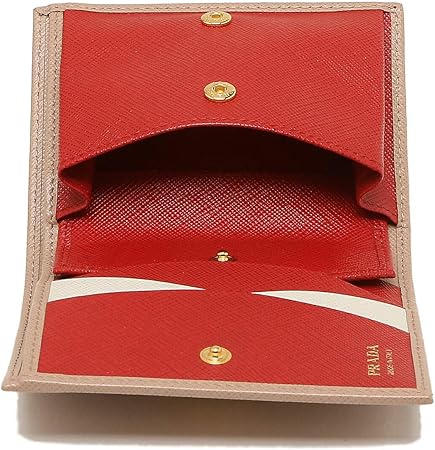 Amazon | [プラダ] 二つ折り財布 サフィアーノマルチカラー ミニ財布