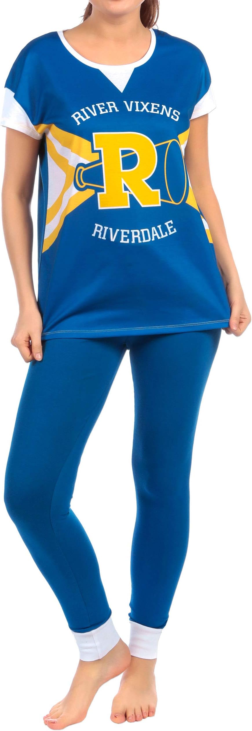 Riverdale Womens River Vixens Pyjamas Blue Size XX-Large