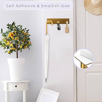 Amazon.com: VIS'V Key Holder Wall Mount, Small Metal Self Adhesive