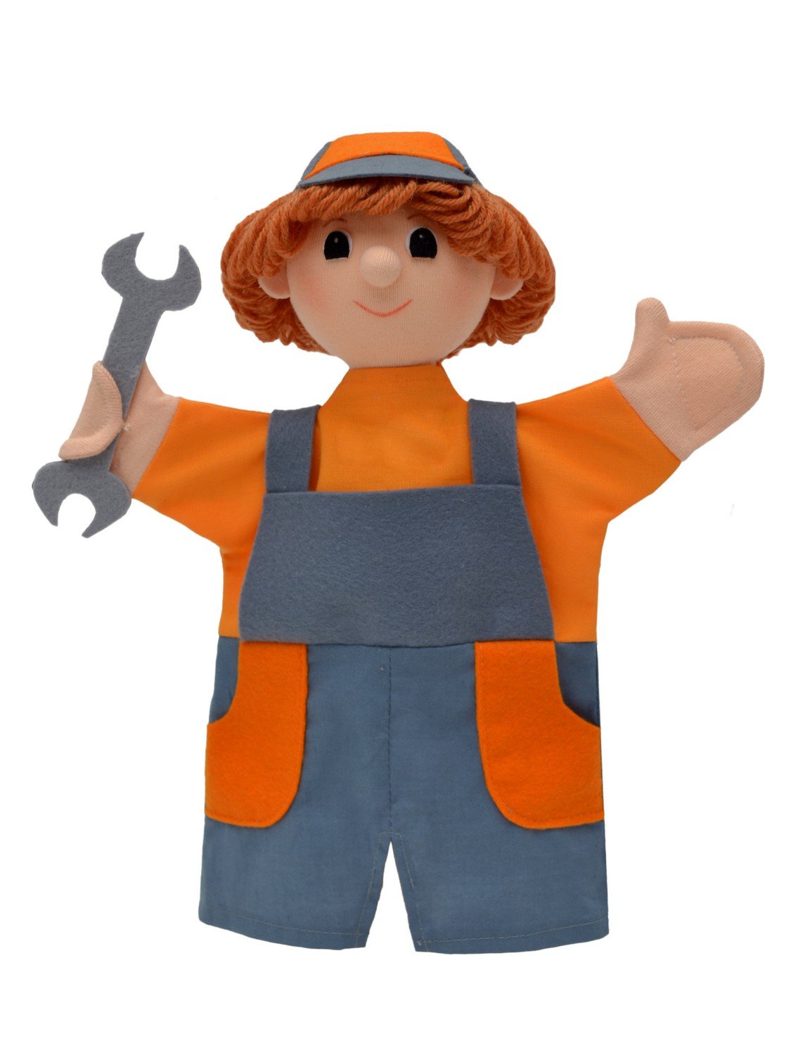 22887A Mechanic 26Cm, Hand Puppets, Multicolour, 26 cm