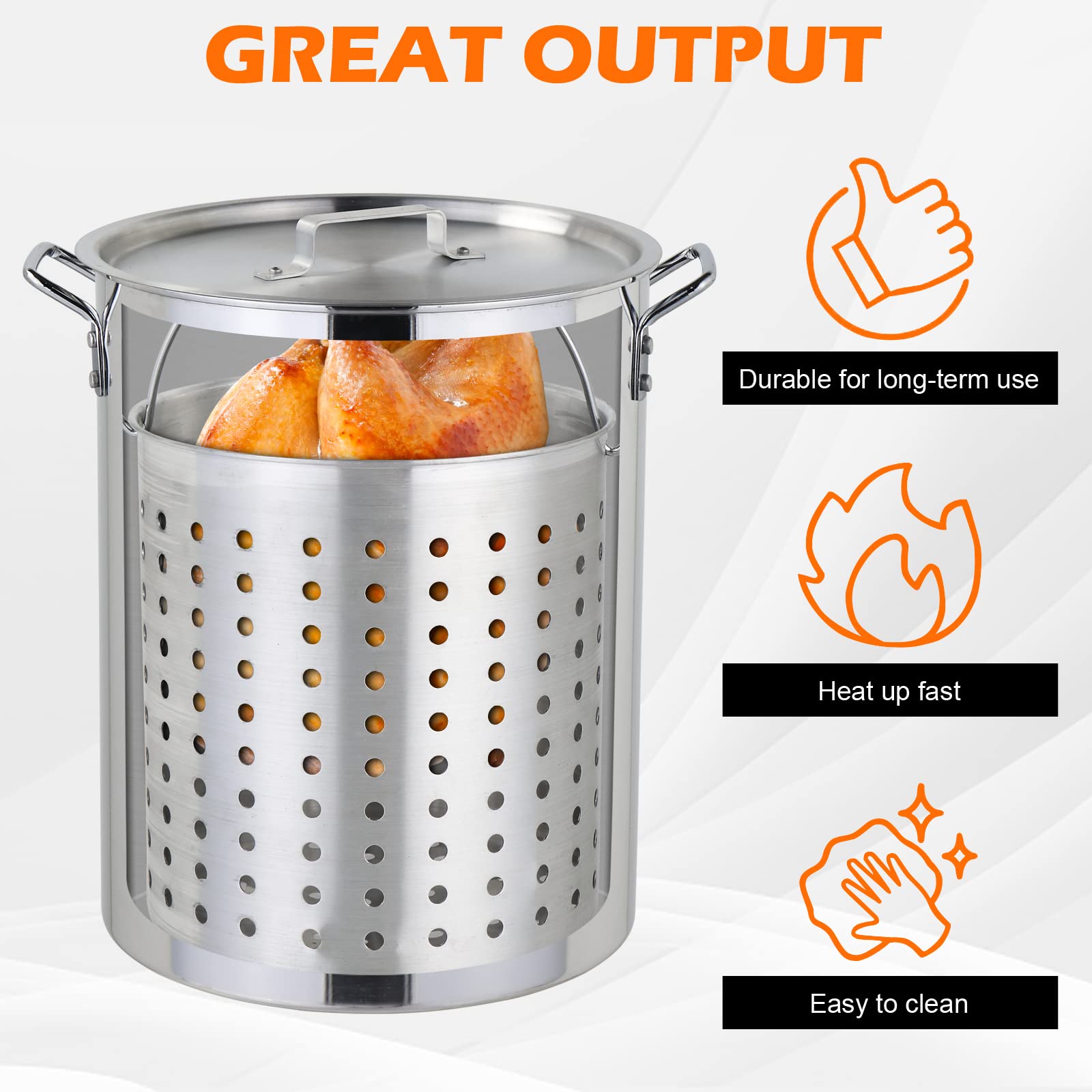 Amazon.com: Aluminum 30QT Turkey Deep Fryer Kit with Injector