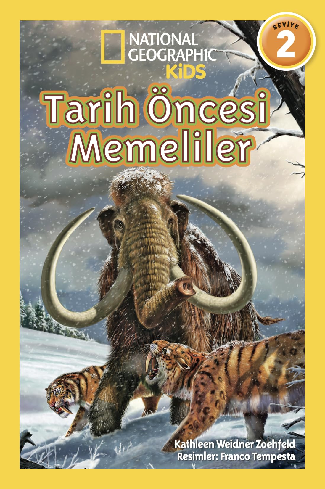 Kapak, Tarih Öncesi Memeliler Seviye 2: National Geographic Kids (Değişebilir)