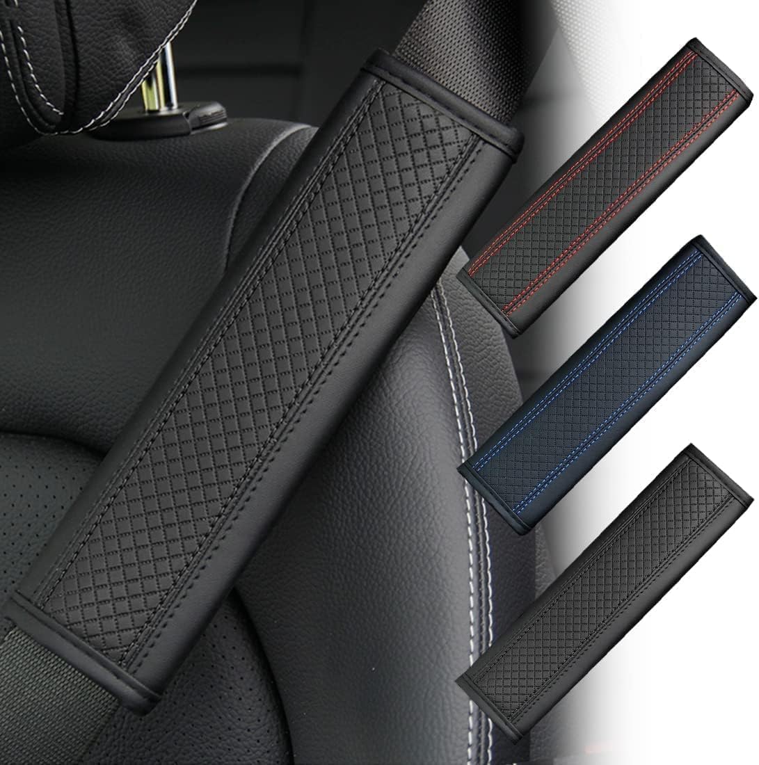 HGYNBCP 2 Pcs Car Seat Belt Pads for Audi A4 Sedan 2000-2005, Car Interior Accessories.