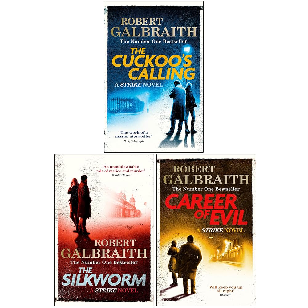 Cormoran Strike Series Robert Galbraith Collection 3 Books BOX Set Paperback – 1 Jan. 2016