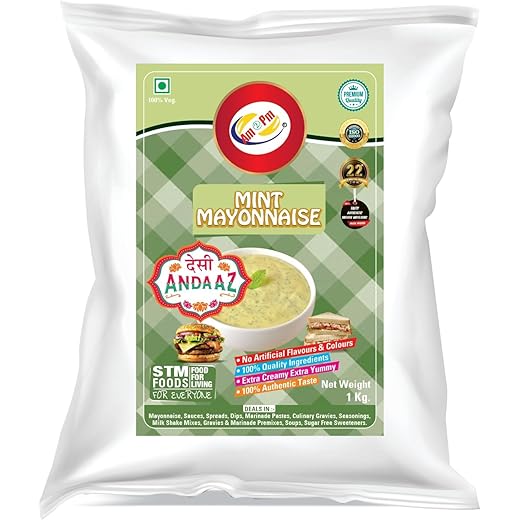 Mint Mayonnaise Creamy Sauce 1Kg