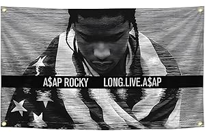 Enigmatic Hip-Hop Artist: A$AP Rocky Album3 Album Art Tapestry