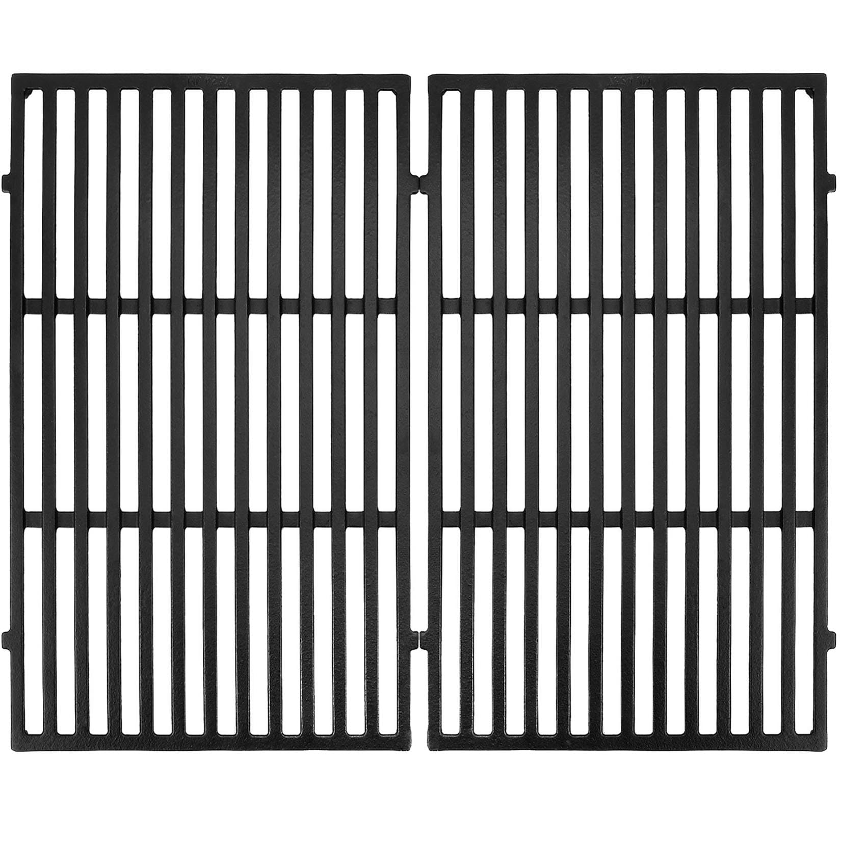GasSaf 19.5 inch Grill Grates Replacement for Weber 7524, 7528, Genesis 300 E310 E320 E330 S310 S320 S330 EP310 EP320 EP330 Gas Grill, Set of 2 Cast Iron Cooking Grid Grates(19.5" x 12.9" x 0.5")