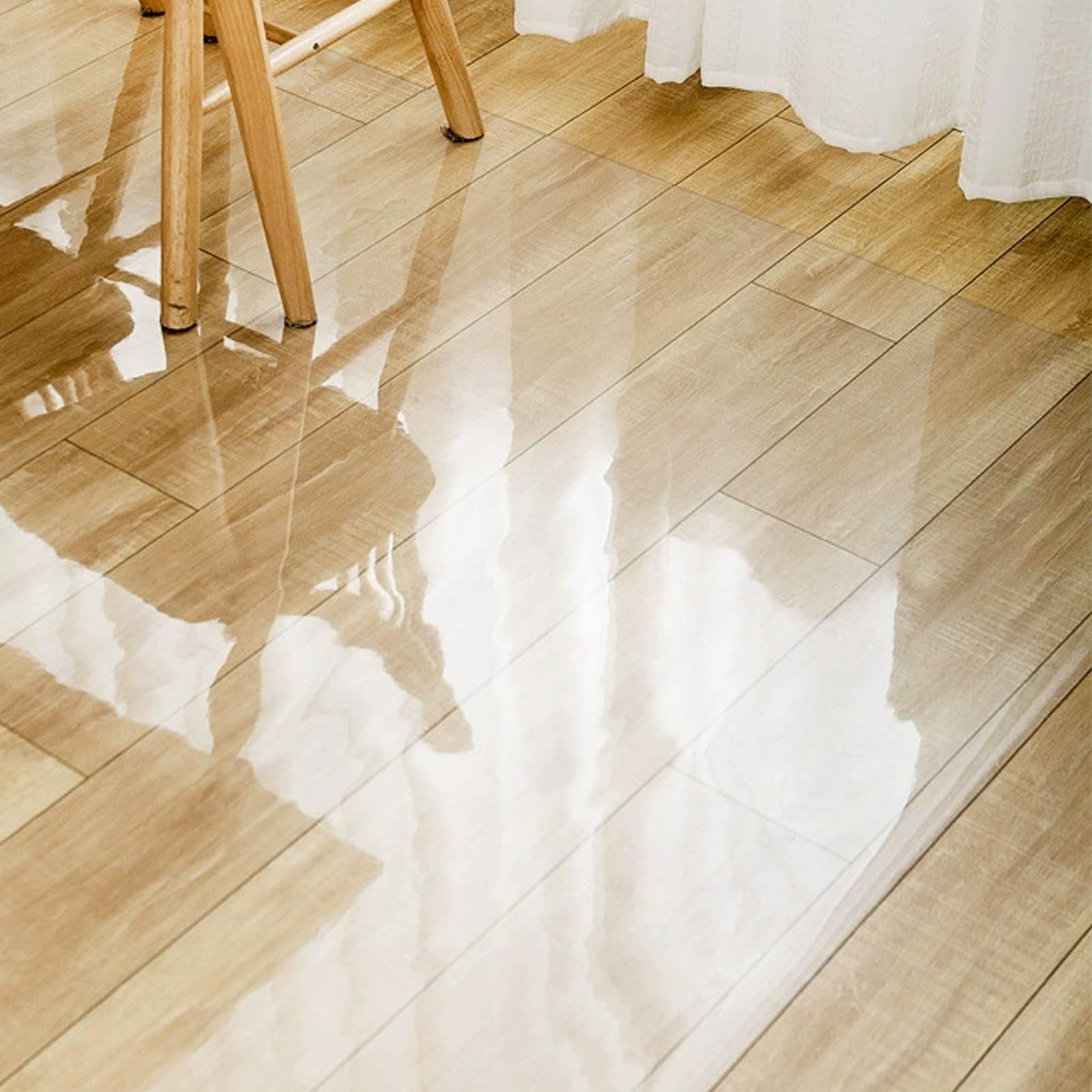 Office Chair Mat for Hardwood Floors Transparent Rolling Chair Mat PVC Floor Protector Mat Scratch Proof Computer Chair