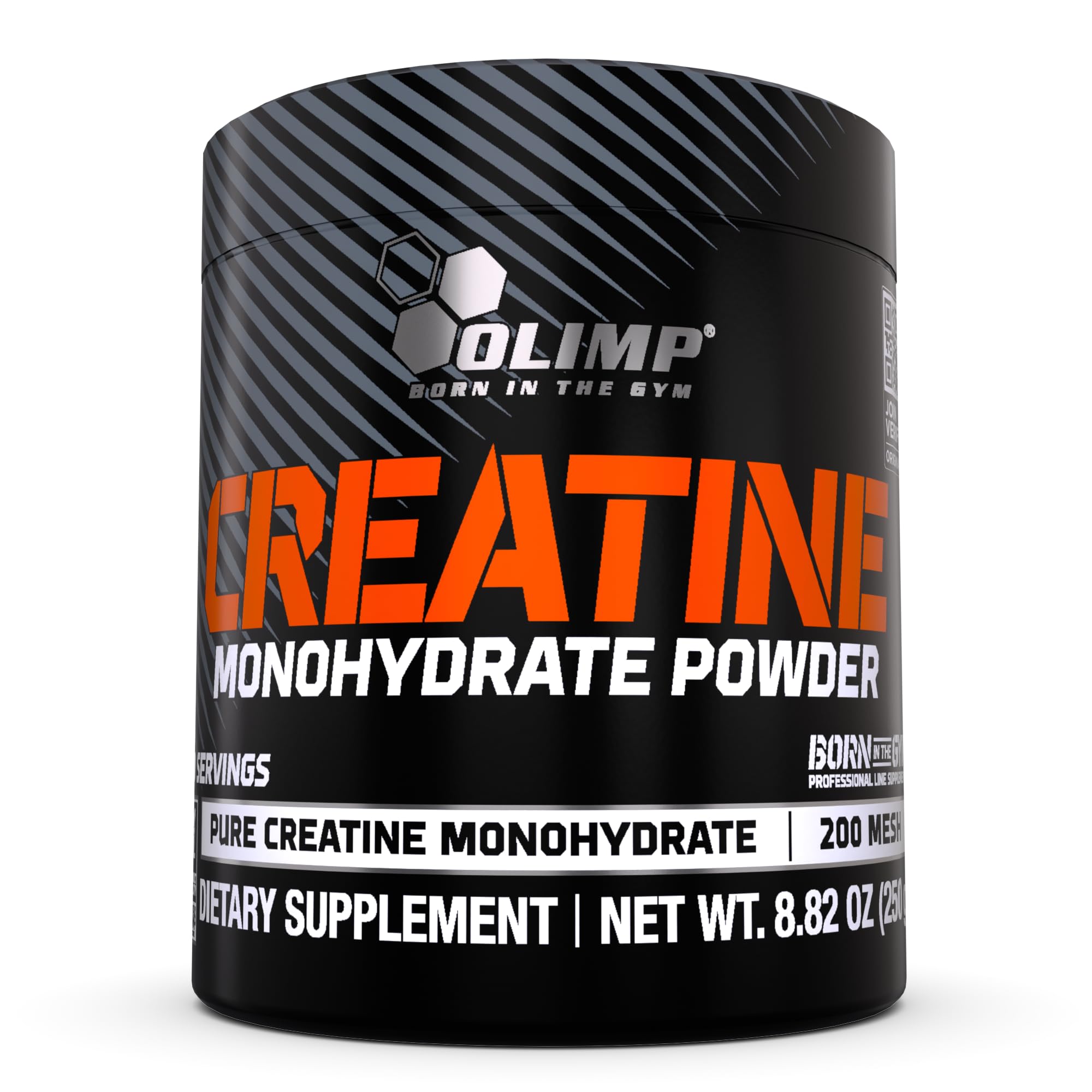 OLIMP SPORT NUTRITION Creatina monohidratada micronizada em pó, 250 g, 50 porções