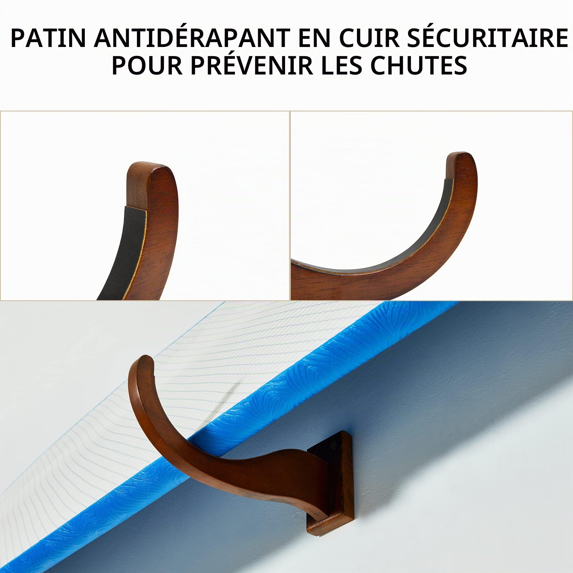 Support mural pour planche de surf - Pour planches longues et courtes