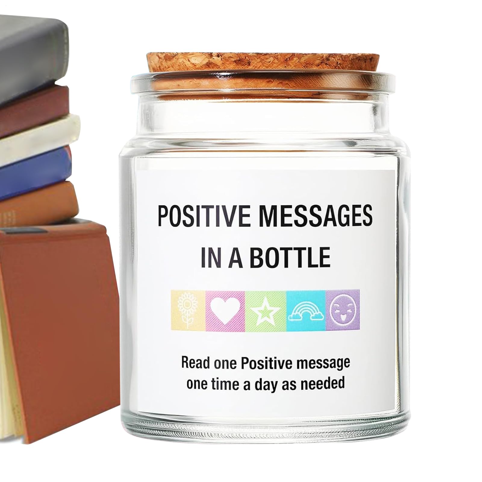 Frases Motivadoras En Botella - Frascos Con Frases Positivas - Frascos Con Afirmaciones Diarias Para Apoyo Emocional De Mujer, Hija, Novia O Hermana
